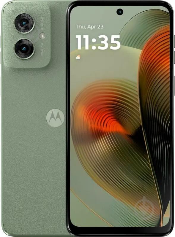 Смартфон Motorola G55 8/256GB smoky green (PB5U0010RS) - фото 1