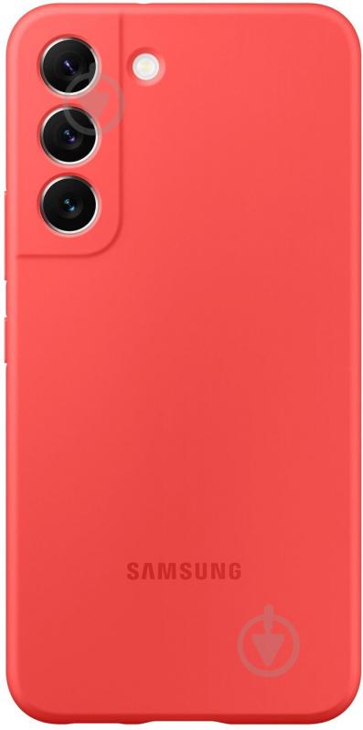 Чехол-накладка Samsung Silicone Cover Glow Red (EF-PS901TPEGRU) для S22 - фото 1