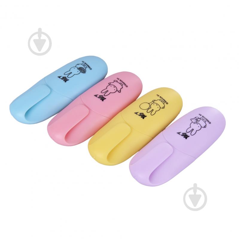 Маркер текстовый YES Miffy 4 шт. мульти 391093 - фото 3