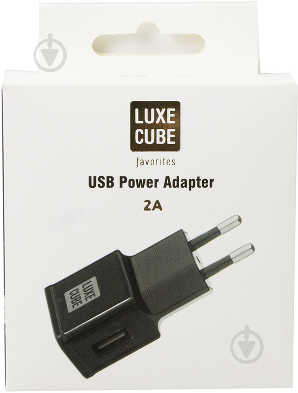 Сетевое зарядное устройство Luxe Cube 2,1А USB black - фото 4