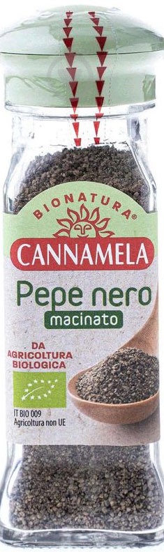 Перец черный молотый органический 50 г Cannamela (7591) - фото 1