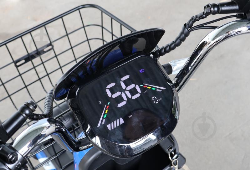 Электроскутер Maxxter RUNNER (Black-Blue) 1500 Вт - фото 9