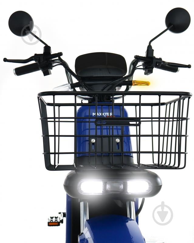 Электроскутер Maxxter RUNNER (Black-Blue) 1500 Вт - фото 7