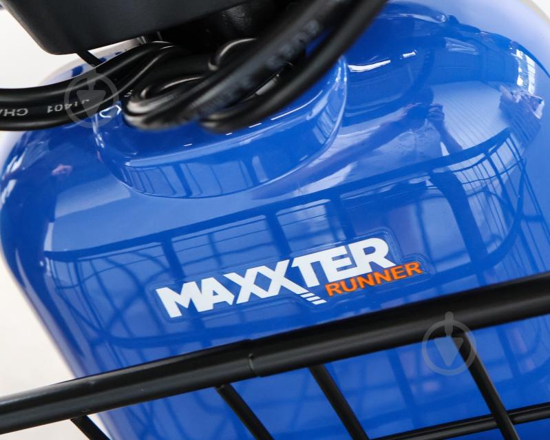 Электроскутер Maxxter RUNNER (Black-Blue) 1500 Вт - фото 8