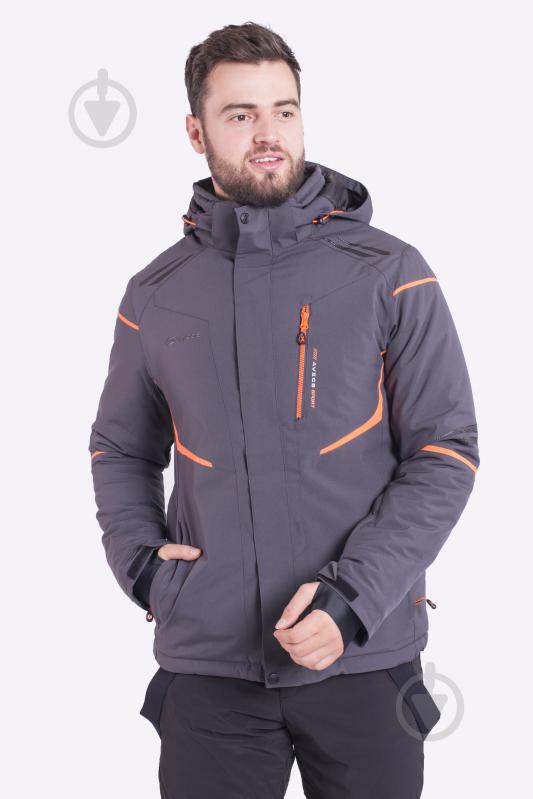 Куртка мужская зимняя Avecs AV-70399/2 р.L серая - фото 5