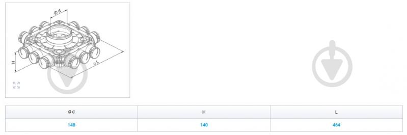 Коллектор пластиковый Вентс Флексивент 1050160/63x12 - фото 2