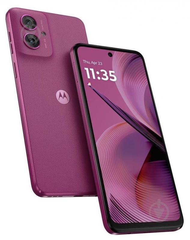 Смартфон Motorola G55 8/256GB twilight purple (PB5U0011RS) - фото 5
