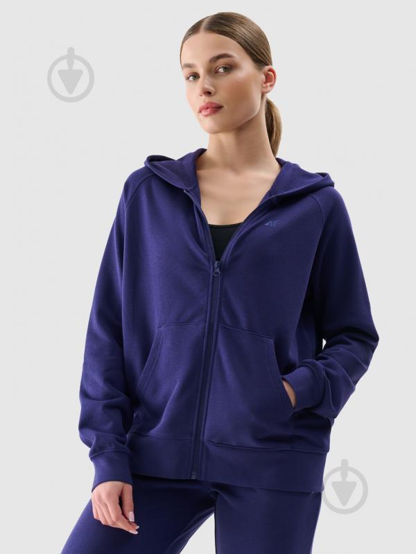 Джемпер 4F SWEATSHIRT F1763 4FWMM00TSWSF1763-31S р.XS синій - фото 1 Джемпер 4F SWEATSHIRT F1763 4FWMM00TSWSF1763-31S р.XS синій - фото 1