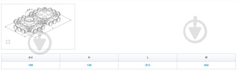 Коллектор пластиковый Вентс Флексивент 1050200/63x18 - фото 2