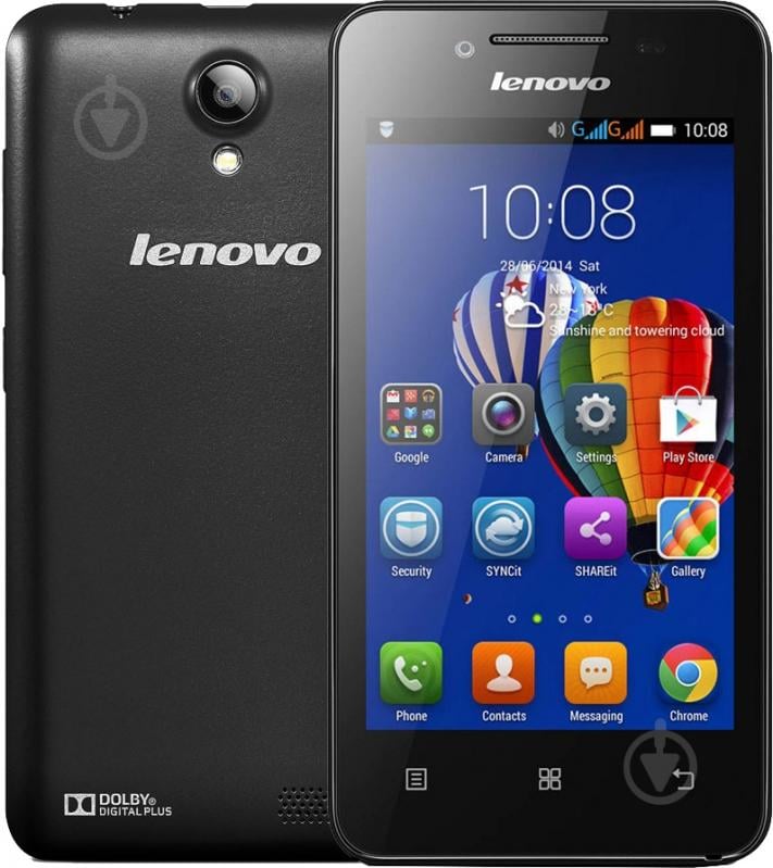 Смартфон Lenovo A319 Dual Sim 0,512/4GB black - фото 2