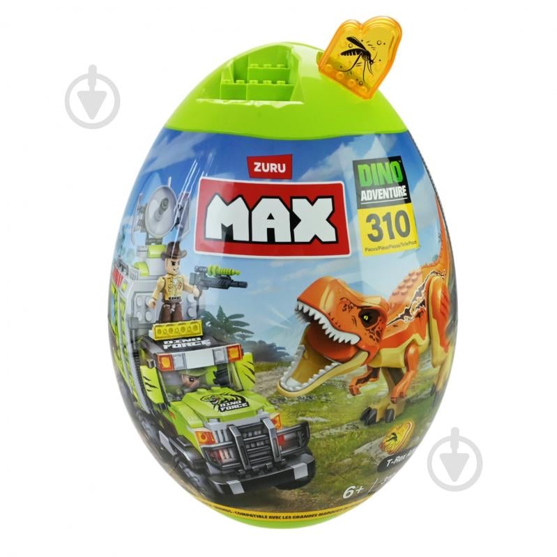 Конструктор Zuru MAX Dino Adventure в капсуле 83155 - фото 7 Конструктор Zuru MAX Dino Adventure в капсуле 83155 - фото 7