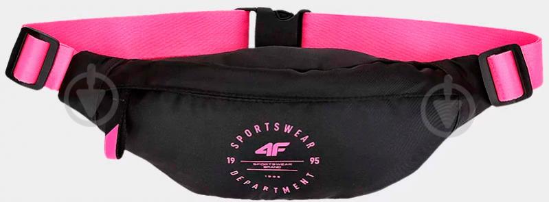 Сумка на пояс 4F WAIST BAG F054 4FJRSS23AWAIF054-21S чорний - фото 1