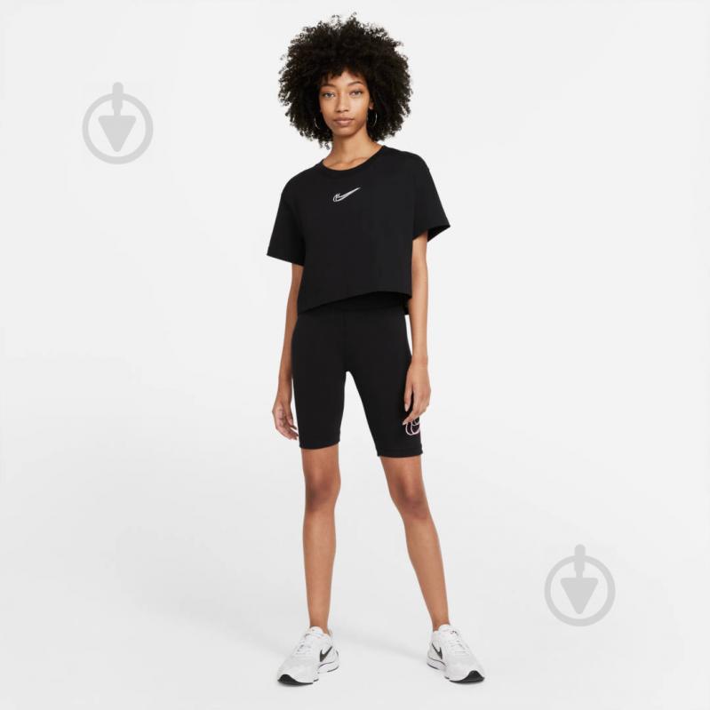 Футболка Nike W NSW CROP TEE PRNT DJ4125-010 р.M черный - фото 6