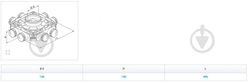 Коллектор пластиковый Вентс Флексивент 1050150/90x8 - фото 2 Коллектор пластиковый Вентс Флексивент 1050150/90x8 - фото 2
