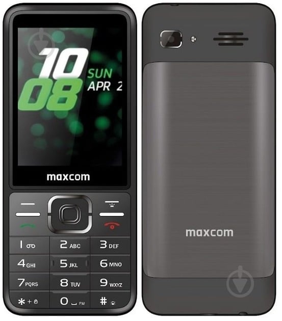Мобильный телефон Maxcom MM244 black MM244 Black - фото 1