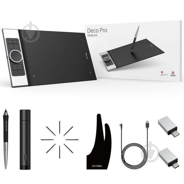 Планшет графический XP-Pen Deco Pro M black - фото 8