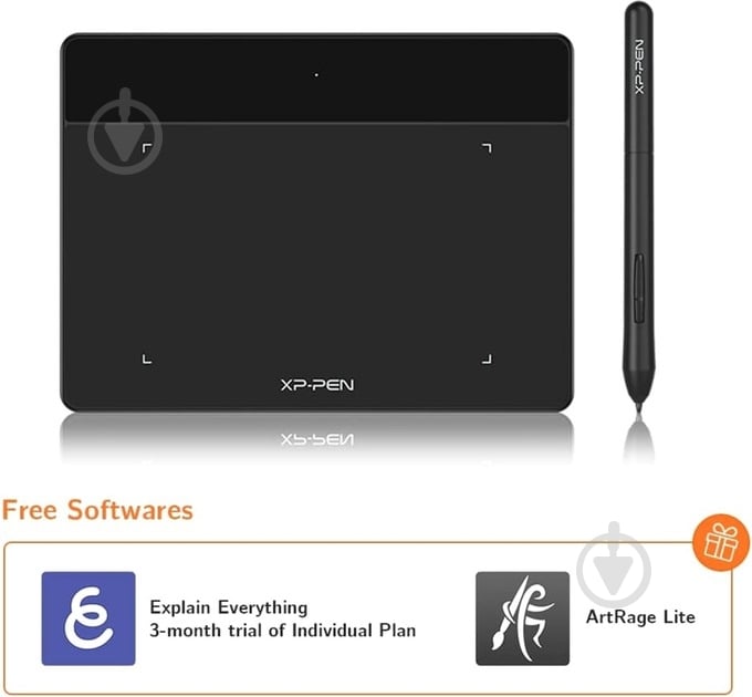 Планшет графический XP-Pen Deco Fun XS_BK black - фото 4