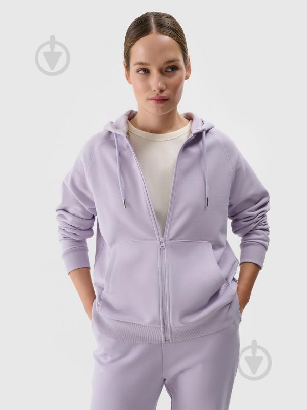 Джемпер 4F SWEATSHIRT F1541 4FWSS25TSWSF1541-52S р.XS ліловий - фото 1 Джемпер 4F SWEATSHIRT F1541 4FWSS25TSWSF1541-52S р.XS ліловий - фото 1