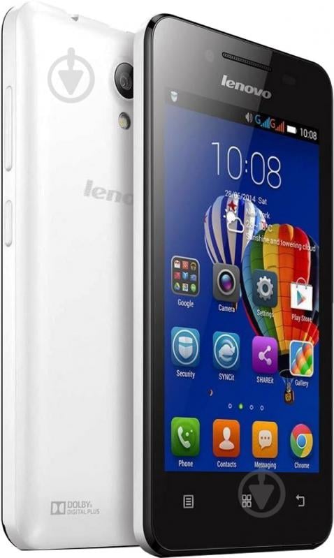 Смартфон Lenovo A319 Dual Sim 0,512/4GB white - фото 2