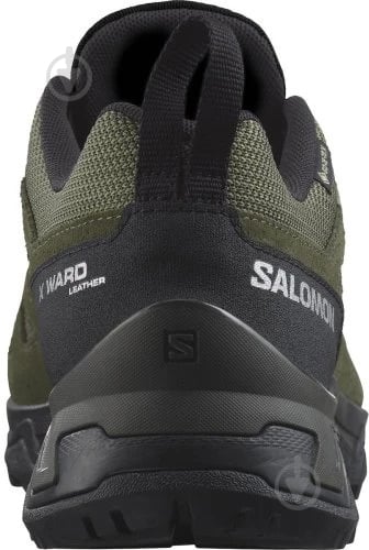 Кросівки чоловічі демісезонні Salomon X WARD LEATHER GTX L47182200 р.42 зелені - фото 2