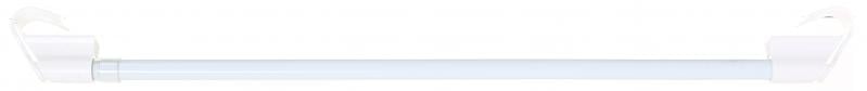 Штанга Gardinia металева d10 мм 45 см білий - фото 1