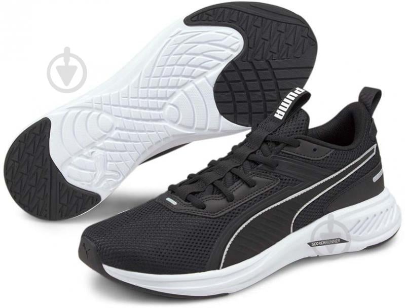 Кроссовки мужские Puma SCORCH RUNNER 19445901 р.40 черные - фото 3
