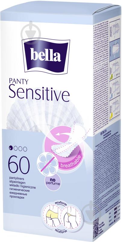 Прокладки щоденні Bella Panty Sensitive 60 шт. - фото 1