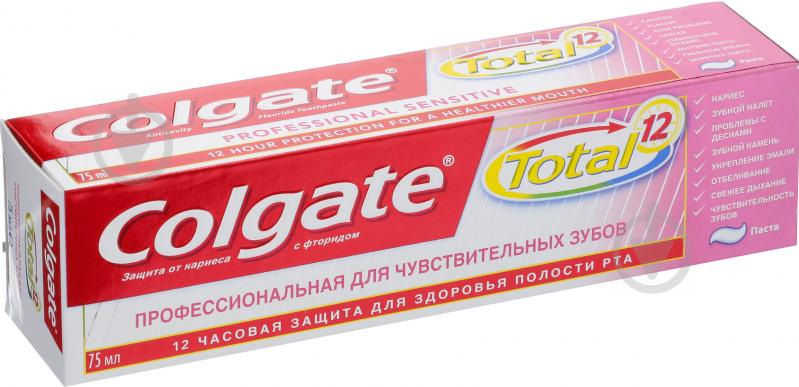 Зубна паста Colgate Total 12 Професійна для чутливих зубів 75 мл - фото 2