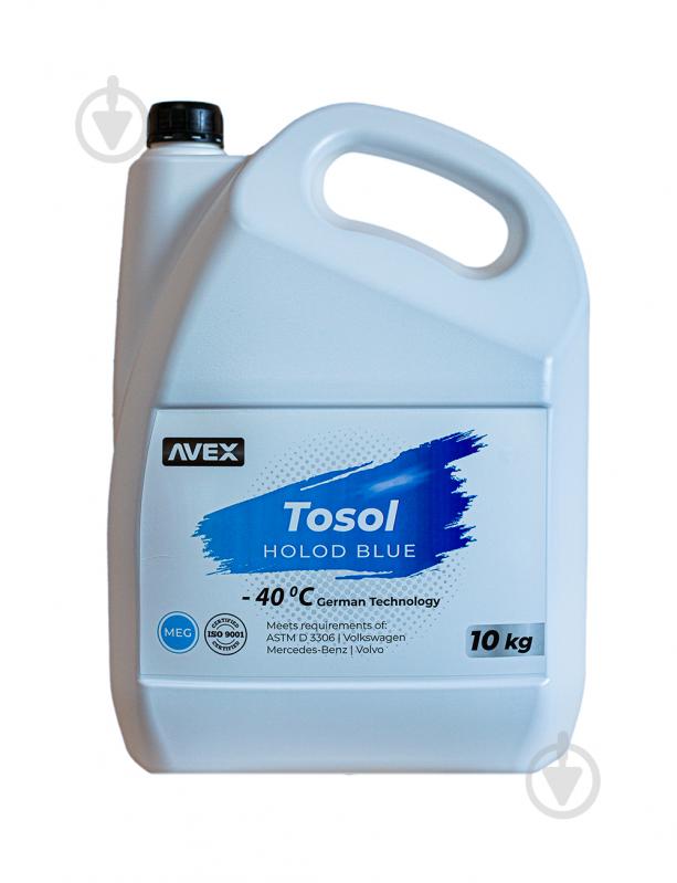 Тосол Avex Tosol Holod Blue від -40 до +110 10 кг блакитний - фото 1