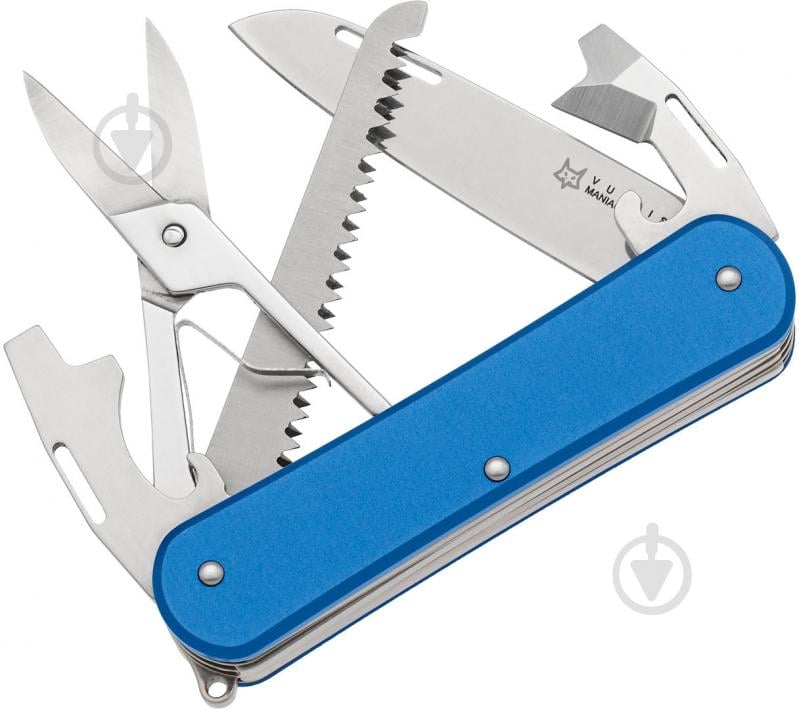Ніж багатофункціональний Fox Vulpis Aluminium, 5 инструментов ц:blue 1753.06.91 - фото 1