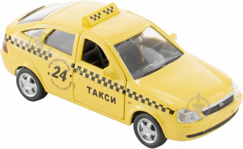 Автомодель Autotime 1:36 металлическая Лада Приора такси 33986 - фото 1 Автомодель Autotime 1:36 металлическая Лада Приора такси 33986 - фото 1