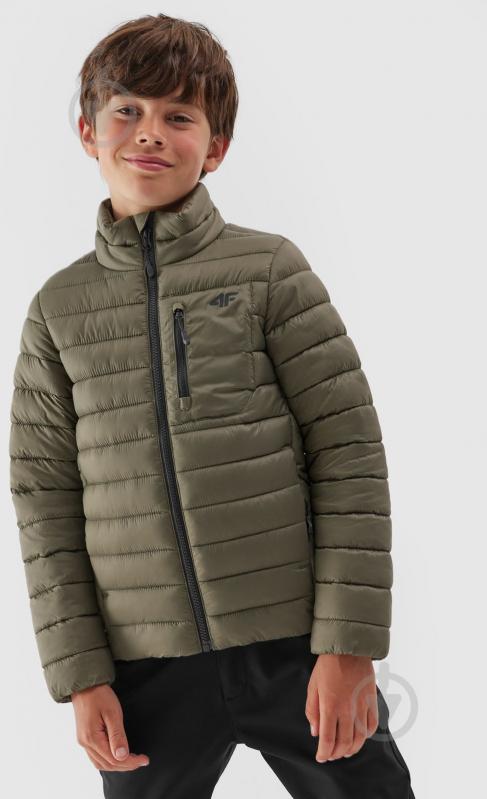 Куртка для мальчиков 4F DOWN JACKET M220 4FJAW23TDJAM220-44S хаки - фото 1 Куртка для мальчиков 4F DOWN JACKET M220 4FJAW23TDJAM220-44S хаки - фото 1
