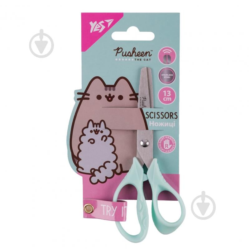 Ножницы детские Pusheen 13 см YES 480462 - фото 1 Ножницы детские Pusheen 13 см YES 480462 - фото 1