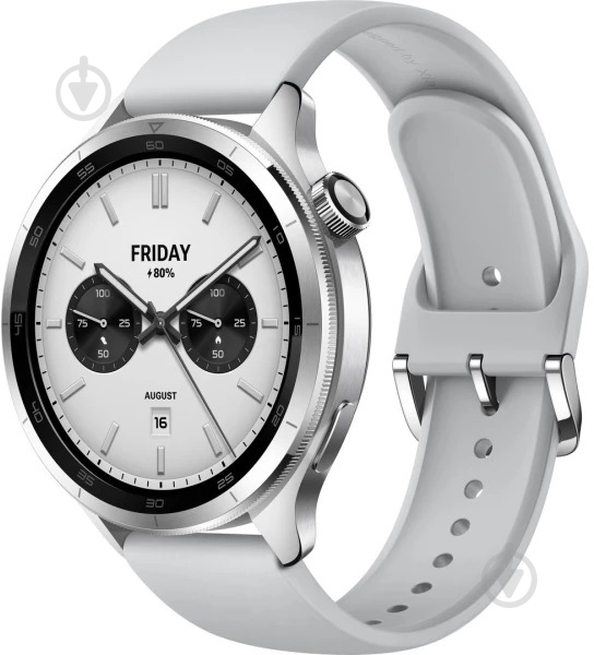 Смарт-годинник Xiaomi Watch S4 silver (BHR9197GL) - фото 1 Смарт-годинник Xiaomi Watch S4 silver (BHR9197GL) - фото 1