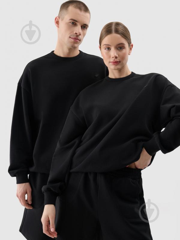 Світшот 4F SWEATSHIRT U1546 4FWSS25TSWSU1546-20S р.XL чорний - фото 1 Світшот 4F SWEATSHIRT U1546 4FWSS25TSWSU1546-20S р.XL чорний - фото 1