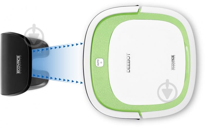 Робот-пылесос Ecovacs DEEBOT SLIM DA 60 (ER-DS) lightning green - фото 6 Робот-пылесос Ecovacs DEEBOT SLIM DA 60 (ER-DS) lightning green - фото 6