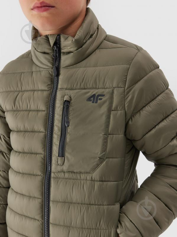 Куртка для мальчиков 4F DOWN JACKET M220 4FJAW23TDJAM220-44S р.134 хаки - фото 5