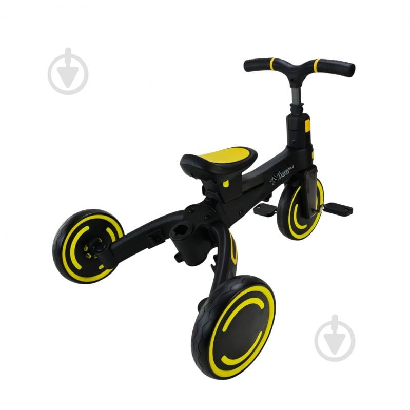 Велосипед-коляска Shantou TR2409 черный с желтым - фото 7 Велосипед-коляска Shantou TR2409 черный с желтым - фото 7