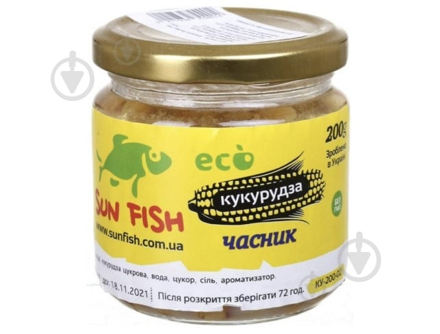 Кукуруза консервированная Sun Fish чеснок 200 г - фото 1 Кукуруза консервированная Sun Fish чеснок 200 г - фото 1