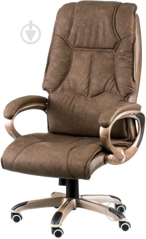 Кресло Special4You Corvus E1014 коричневый - фото 4 Кресло Special4You Corvus E1014 коричневый - фото 4