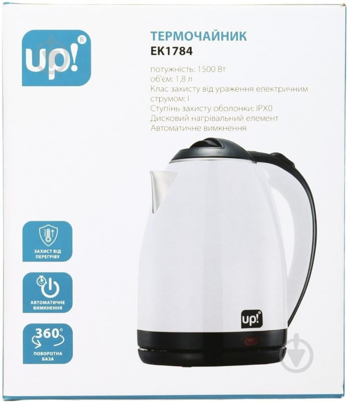 Электрочайник UP! (Underprice) EK1784 white - фото 10