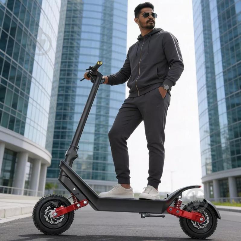 Електросамокат Proove Model Dual Sport SE App 1200W Black/Red (DLSE24050302) - фото 24