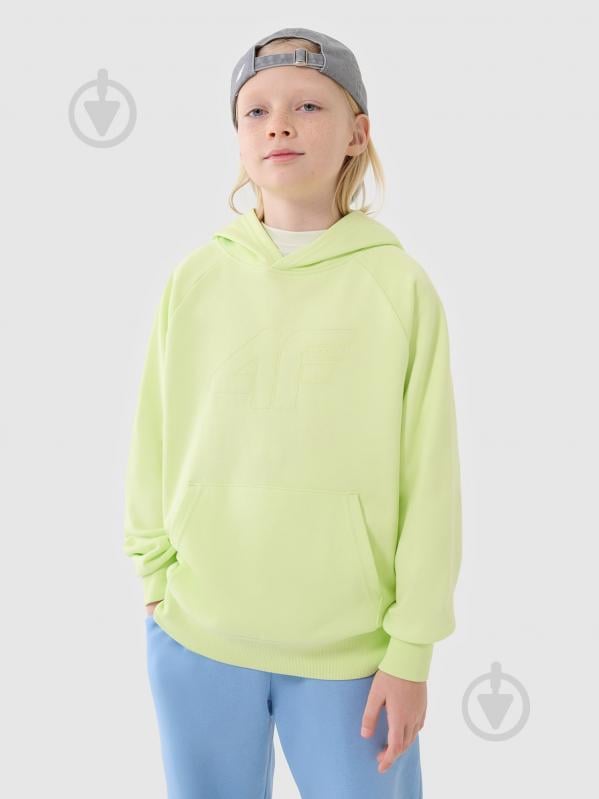 Джемпер 4F SWEATSHIRT M1712 4FJWSS25TSWSM1712-45N р.122 салатовий - фото 1 Джемпер 4F SWEATSHIRT M1712 4FJWSS25TSWSM1712-45N р.122 салатовий - фото 1