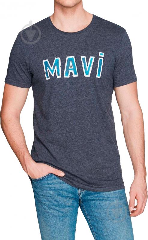 Футболка Mavi knitted tshirt 065314-28417 р.XL синий - фото 2