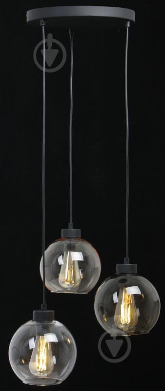 Подвес TK Lighting Cubus 3x60 Вт E27 черный 2831 - фото 2