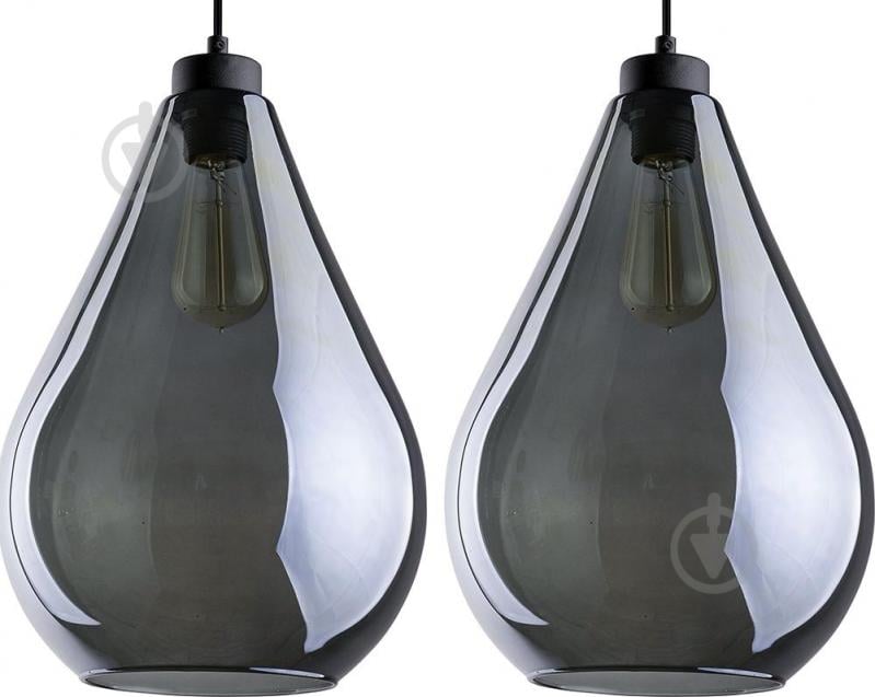 Підвіс TK Lighting Fuente 3x60 Вт E27 димчастий 2792 - фото 2