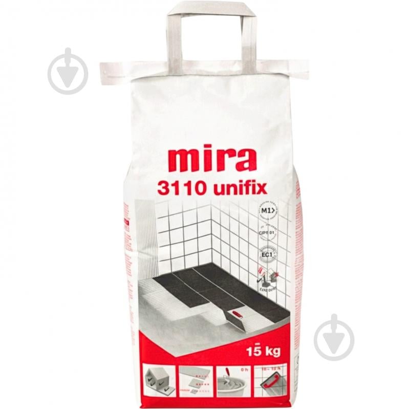 Клей для плитки Mira 3110 Unifix 25 кг - фото 1
