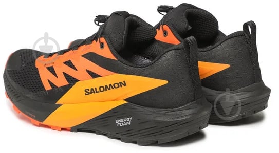 Кросівки чоловічі демісезонні Salomon SENSE RIDE 5 GTX L47147300 р.46 чорні - фото 4