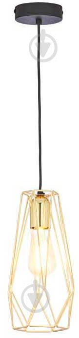 Світильник підвісний TK Lighting LUGO GOLD 1x60 Вт E27 золотий 2696 - фото 2