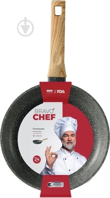 Сковорода Bravo Chef 24 см (BC-1102-24) - фото 5